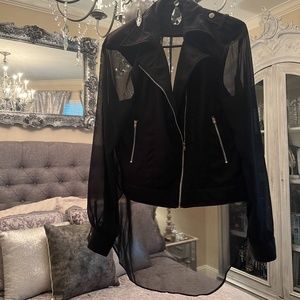 Semi Sheer Black Jacket